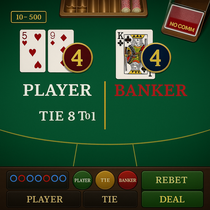 BassBet - Baccarat Game - Simplicité élégante banker ou player