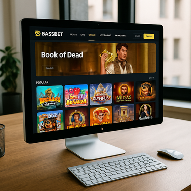 BassBet - Interface Desktop - Design Moderne