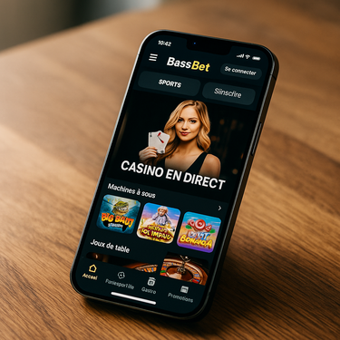 BassBet - Interface Mobile - Jeu Responsive